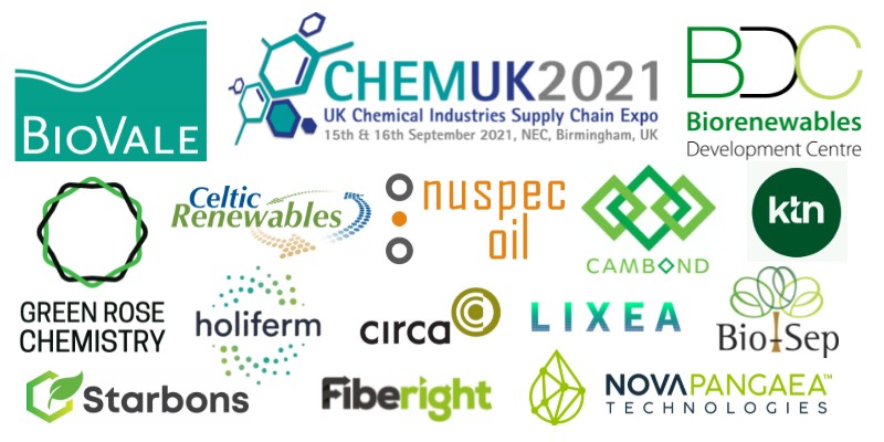 ChemUK 2021 Biovale Showcase Logos