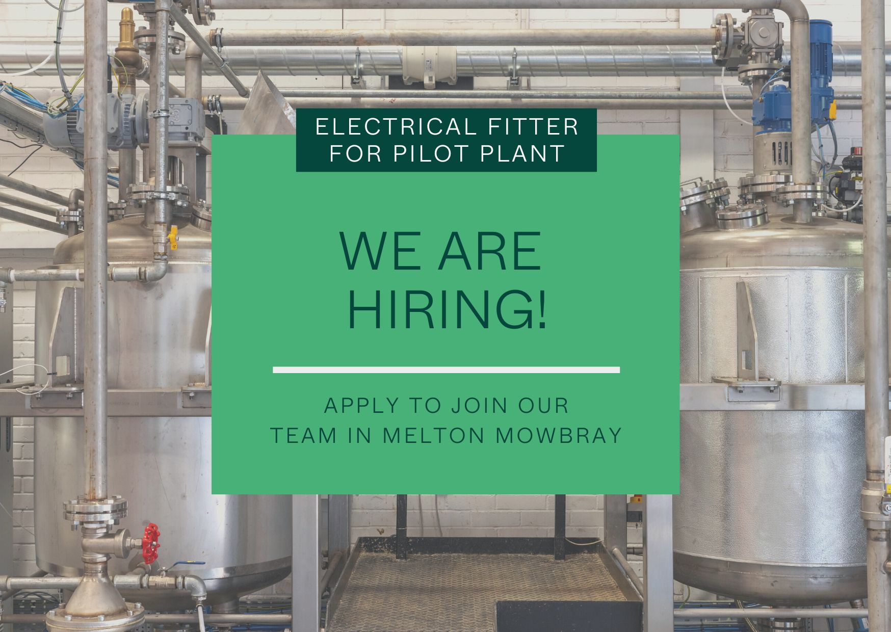 we are hiring electrical fitter