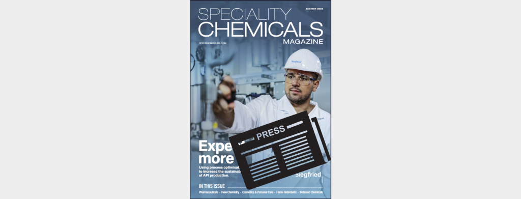 Speciality Chemicals Magazine October, with Sonichem Article